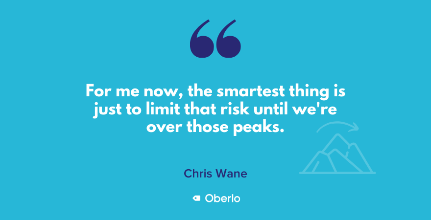क्रिस जोखिम को कम करने की बात करता है