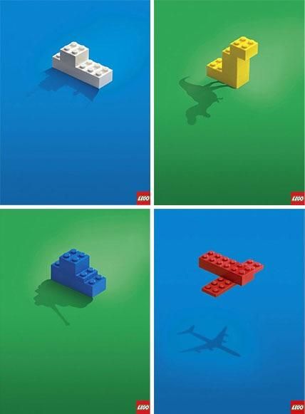 مثال إعلاني: إعلان Lego
