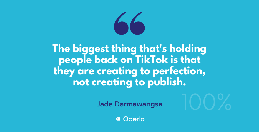 Jade habla sobre lo que detiene a la gente en TikTok