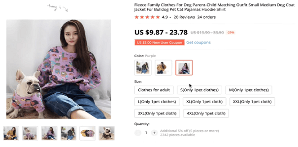 Produkto rekomendacija: derantys šunų ir šeimininkų megztiniai