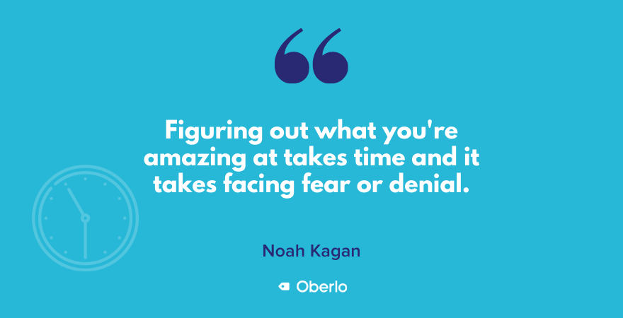 Ustalenie, w czym jesteś niesamowity, to ciężka praca, mówi Noah Kagan