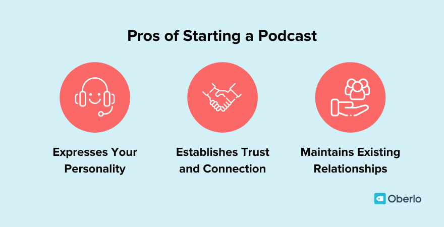 Vorteile des Startens eines Podcasts